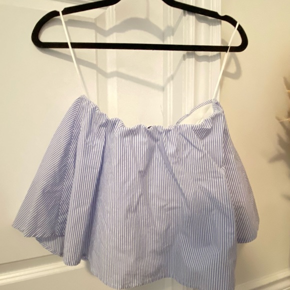 Aritzia Babaton Eckerd Blouse - Cropped Tube Top - Picture 2 of 5